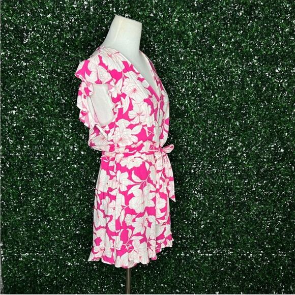 NWOT BB DAKOTA by STEVE MADDEN Floral Ruffle Romper – Sz Med - Picture 5 of 9
